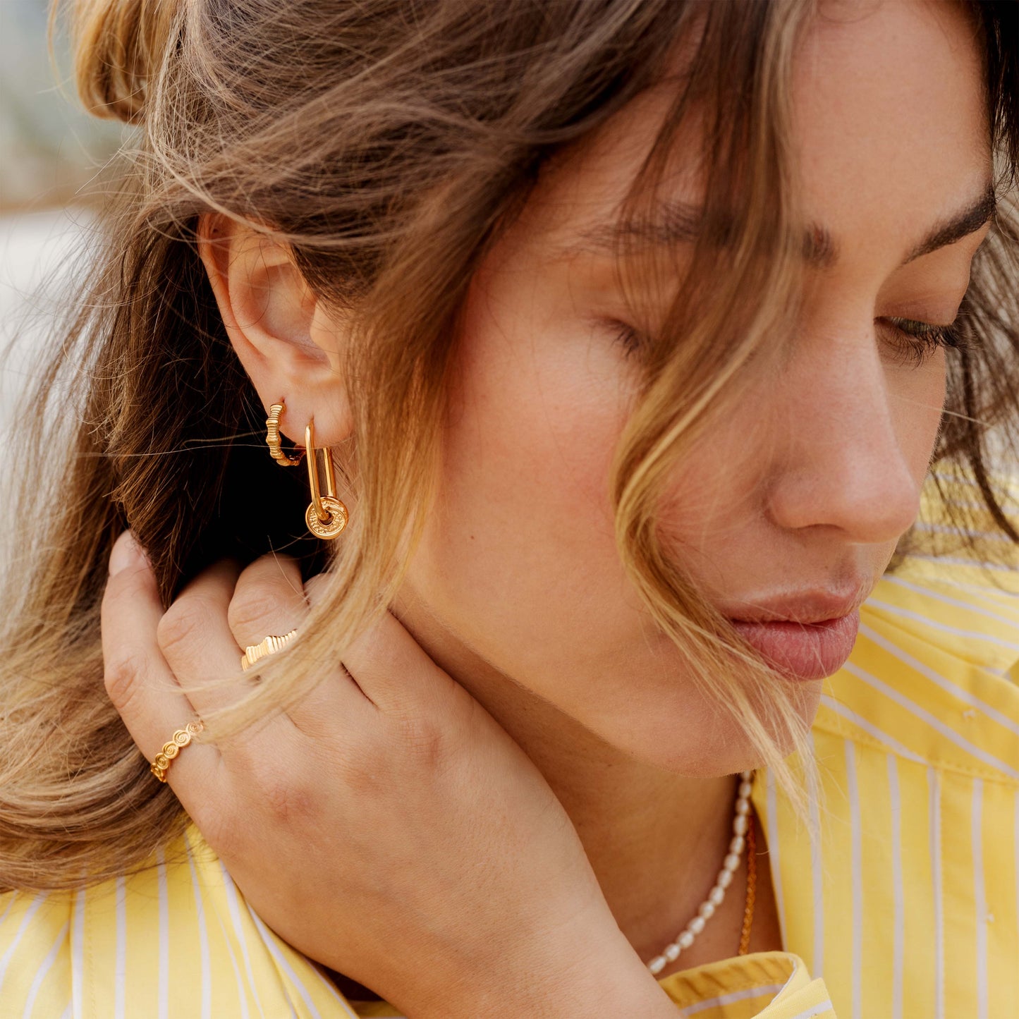 Lua Love Hoops Rose Gold