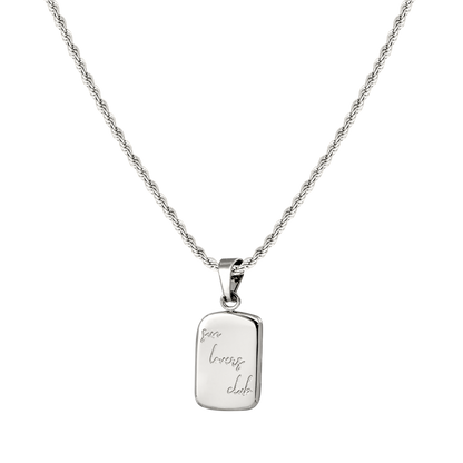 Sun Lover Pendant Necklace Silver