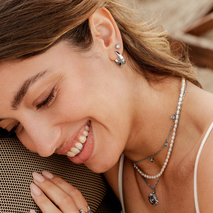 Sun Lover Studs Silver