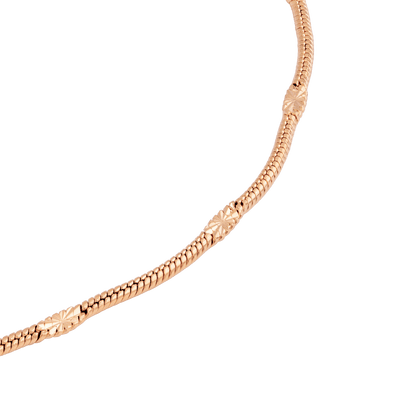 Sun Ray Necklace Rose Gold