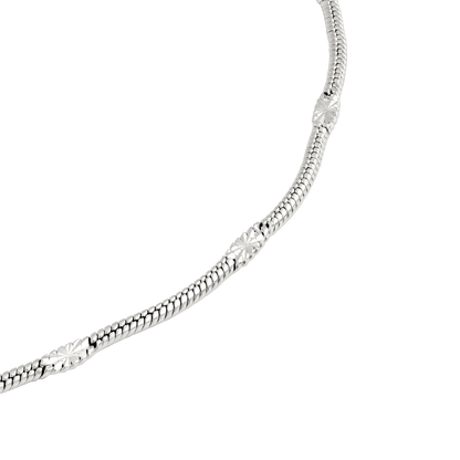 Sun Ray Necklace Silver