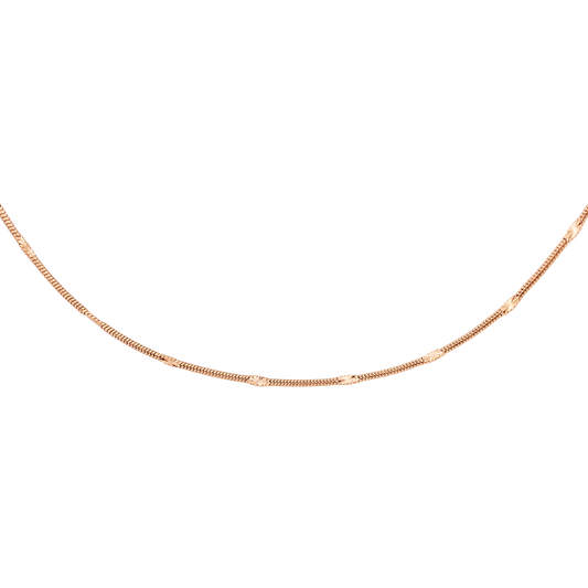 Sun Ray Necklace Rose Gold