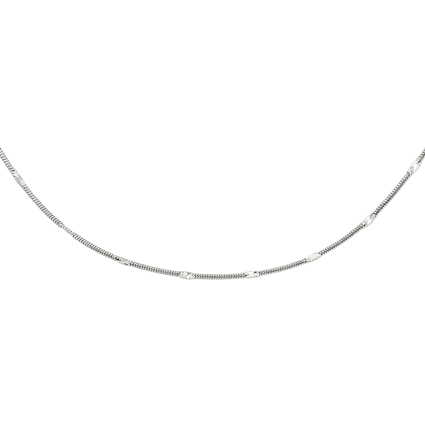 Sun Ray Necklace Silver