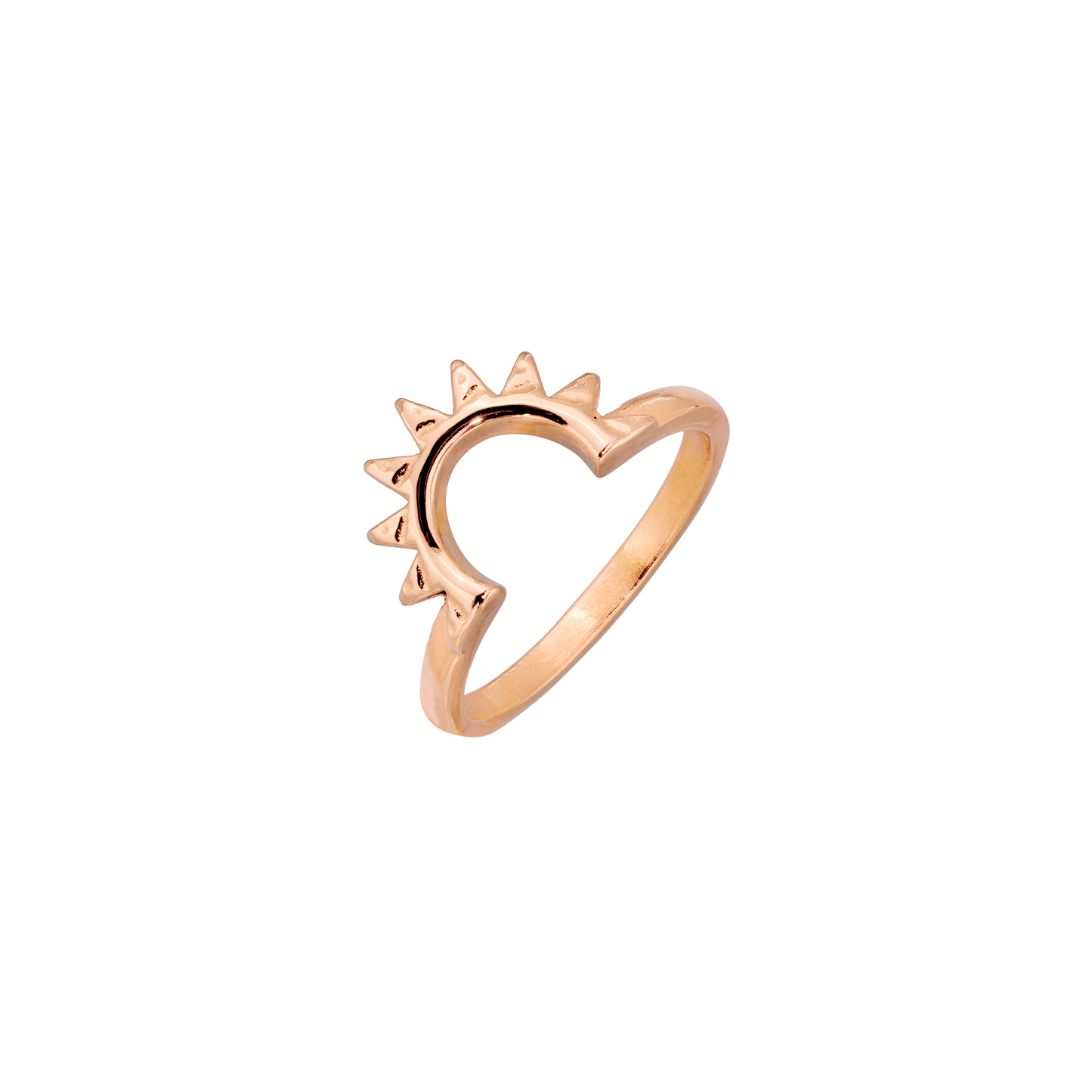 Sun Ray Ring Rose Gold