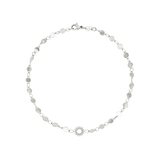 Sunny Side Up Anklet Silver