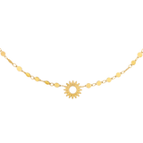 Sunny Side Up Necklace Gold