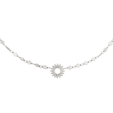 Sunny Side Up Necklace Silver