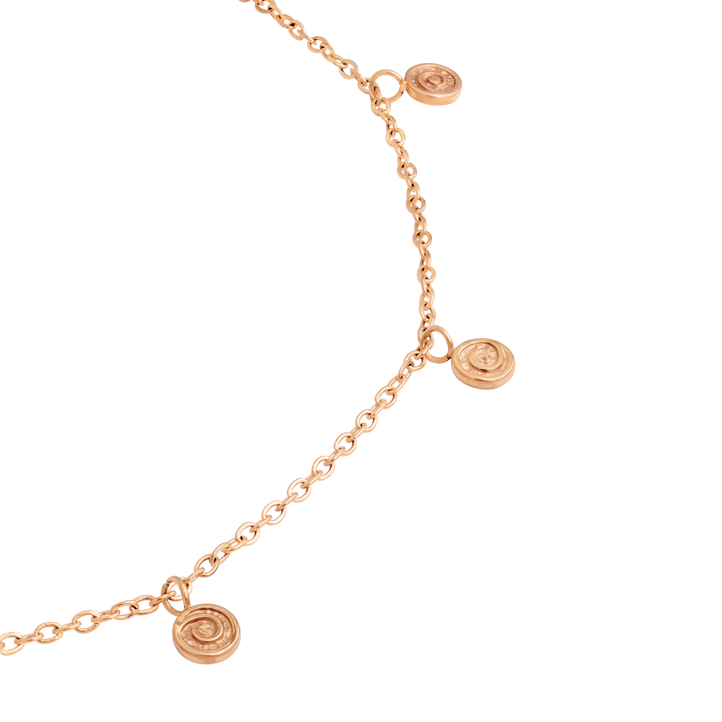 Swirl'n Choker Rose Gold
