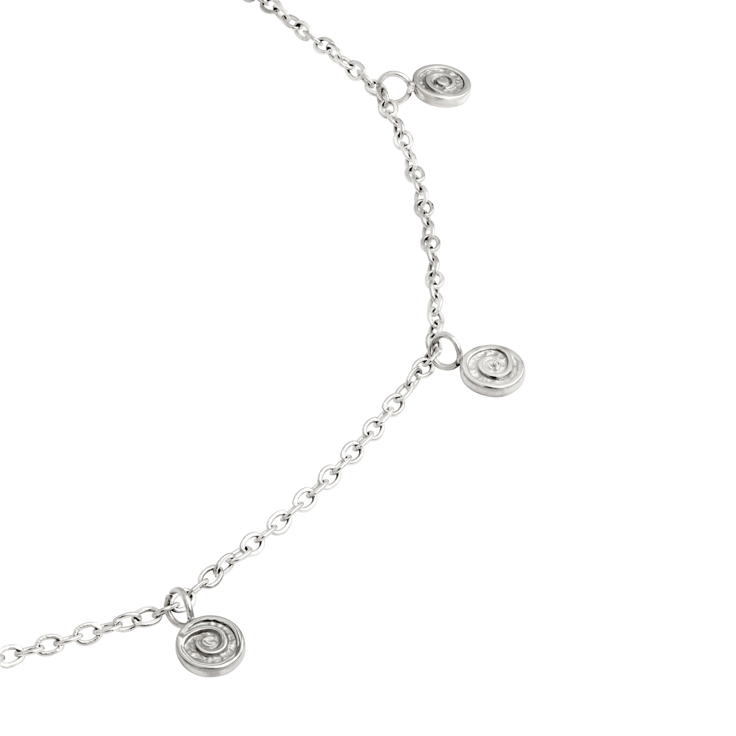 Swirl'n Choker Silver