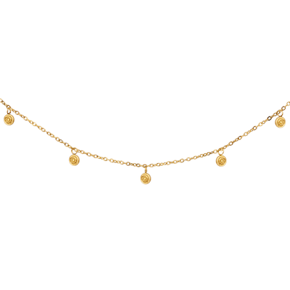 Swirl'n Choker Gold