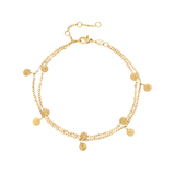 Swirl'n Double Bracelet Gold