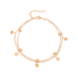 Swirl'n Double Bracelet Rose Gold