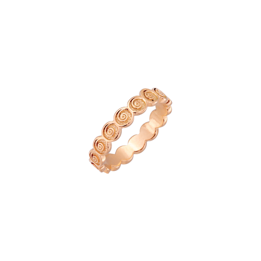 Swirl'n Ring Rose Gold