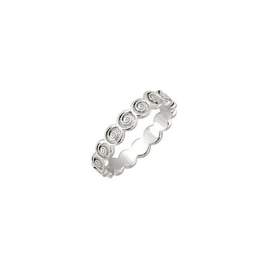 Swirl'n Ring Silver