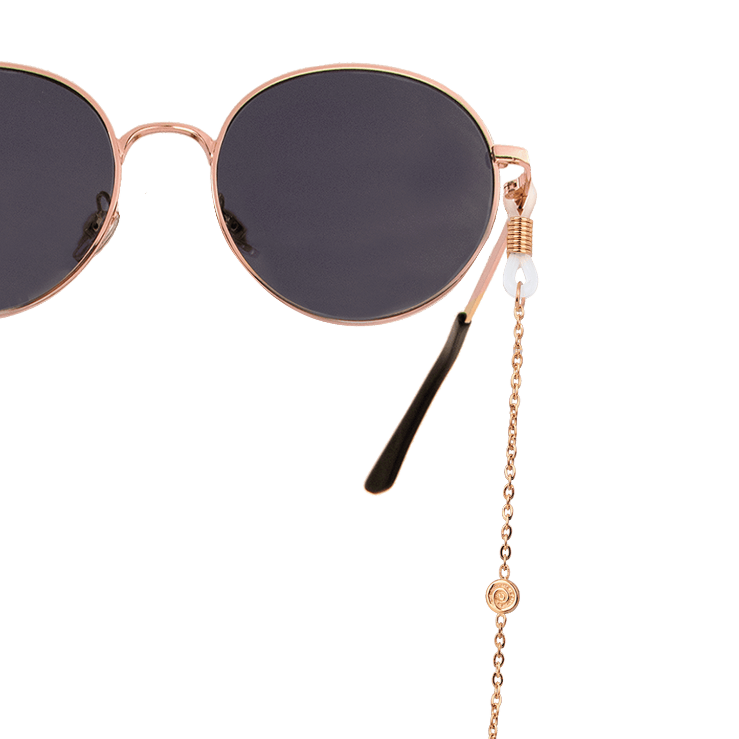 Swirl'n Sunglasses Chain Oro Rosa