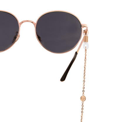 Swirl'n Sunglasses Chain Oro Rosa