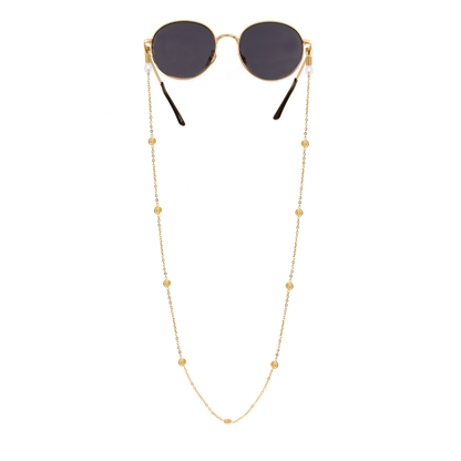 Swirl'n Sunglasses Chain Gold