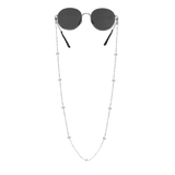 Swirl'n Sunglasses Chain Silver