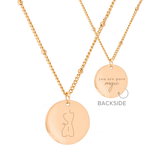 You are pure magic Necklace Rose Gold