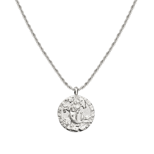 Aquarius Necklace Silver