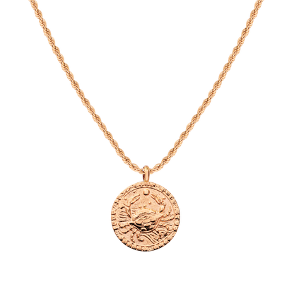 Zodiac Sign Necklace Rose Gold