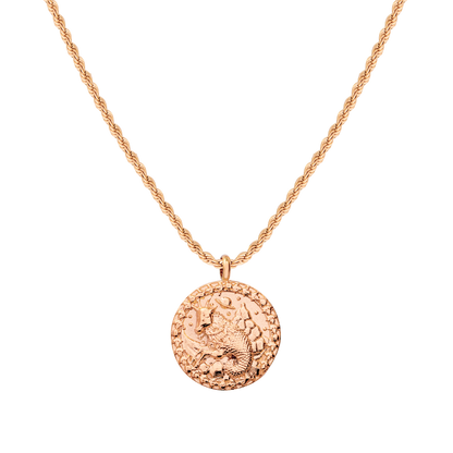 Capricorn Necklace Rose Gold
