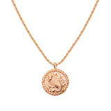 Zodiac Sign Necklace Rose Gold