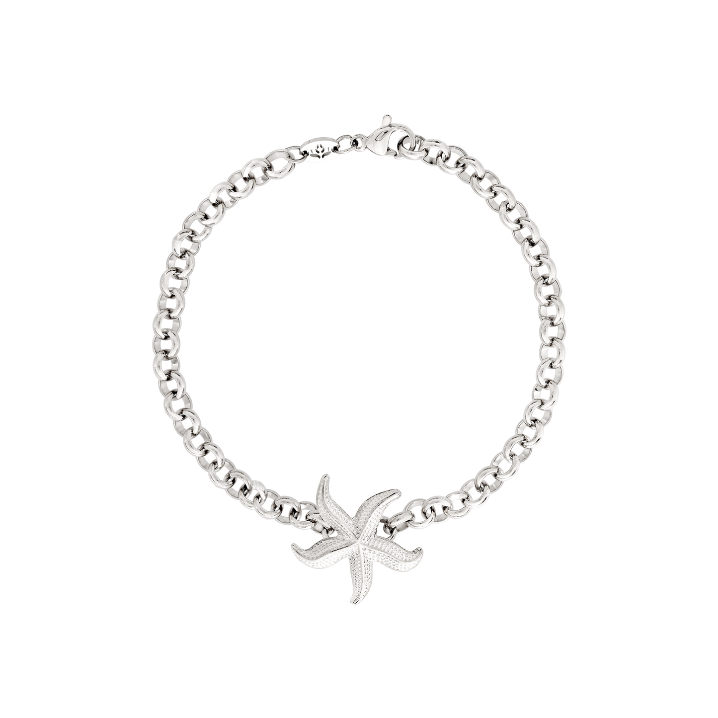 Chunky Starfish Bracelet Silver