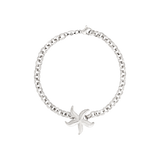 Chunky Starfish Bracelet Silver
