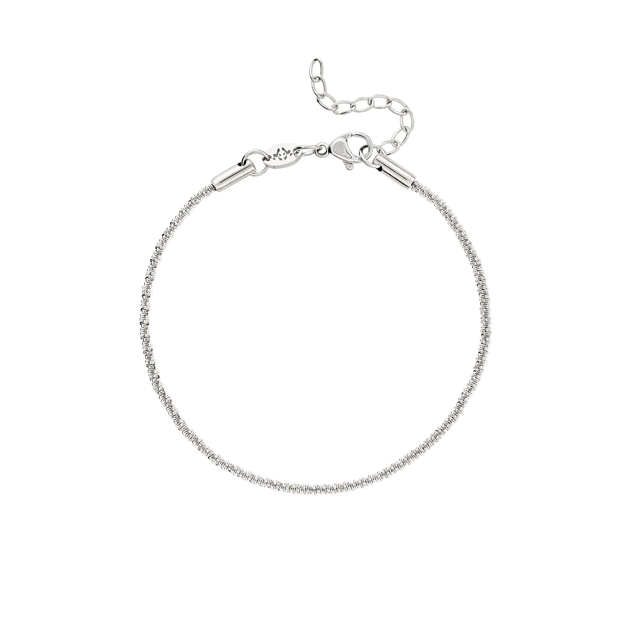Criss Cross Chain Bracelet Silver – Luamaya