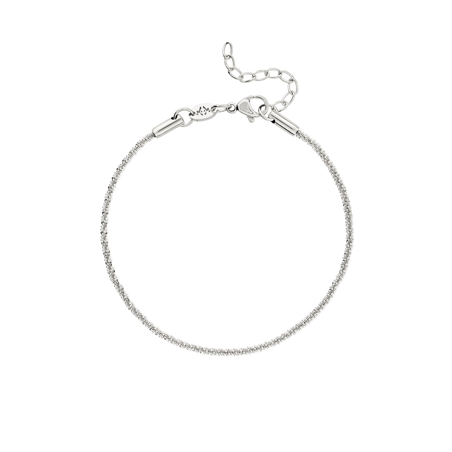 Criss Cross Chain Bracelet Silver