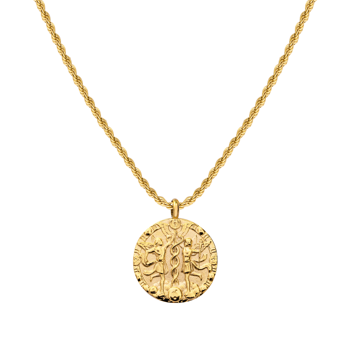 Gemini Necklace Gold