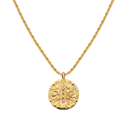 Gemini Necklace Gold