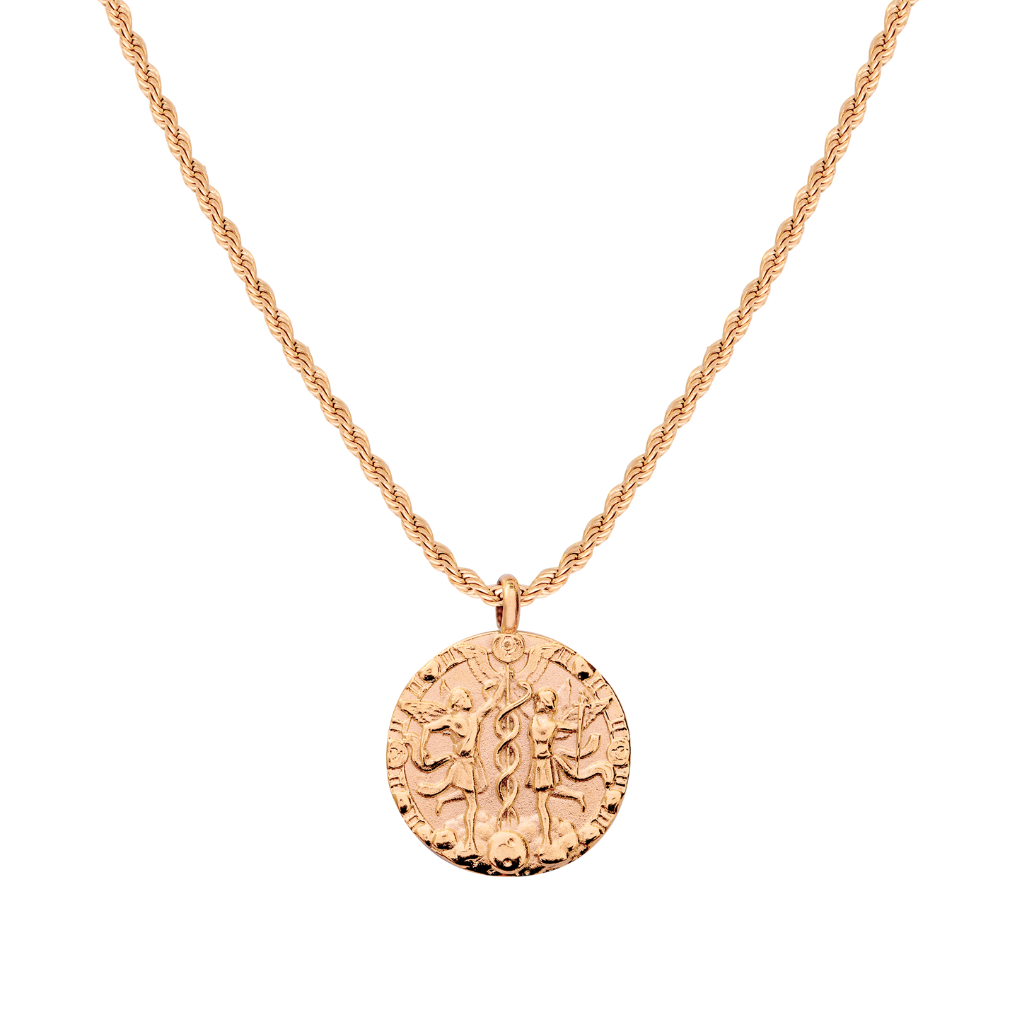 Zodiac Sign Necklace Rose Gold