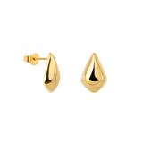 Happy Tears Studs Gold