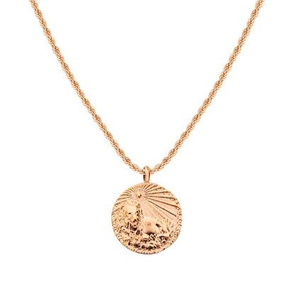 Zodiac Sign Necklace Rose Gold