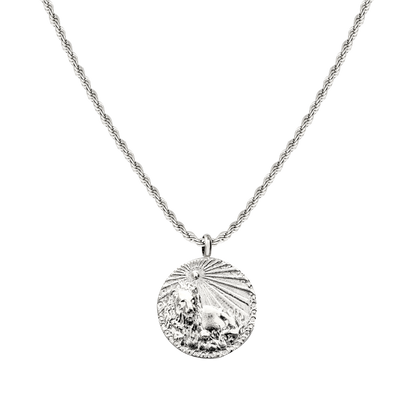 Zodiac Sign Necklace Silver