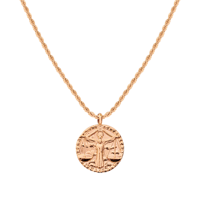 Zodiac Sign Necklace Rose Gold