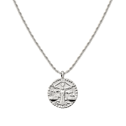 Libra Necklace Silver