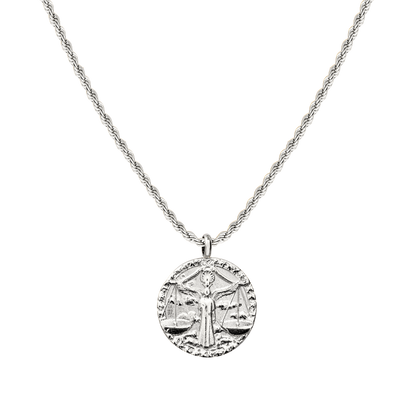 Zodiac Sign Necklace Silver