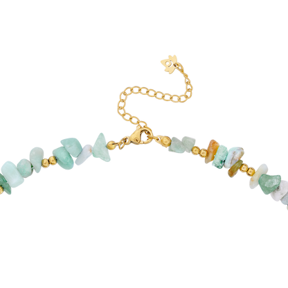 Maritime Gem Necklace Gold