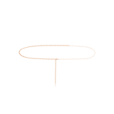 Pearly Waist Chain Rose Gold