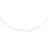 Puka Shell Necklace Silver