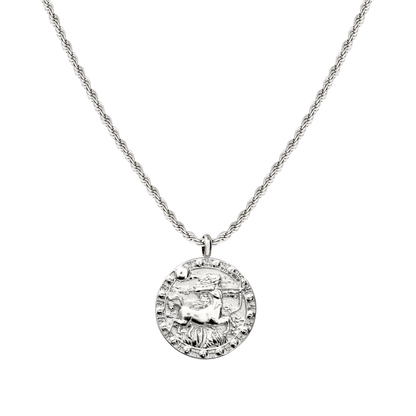 Zodiac Sign Necklace Silver