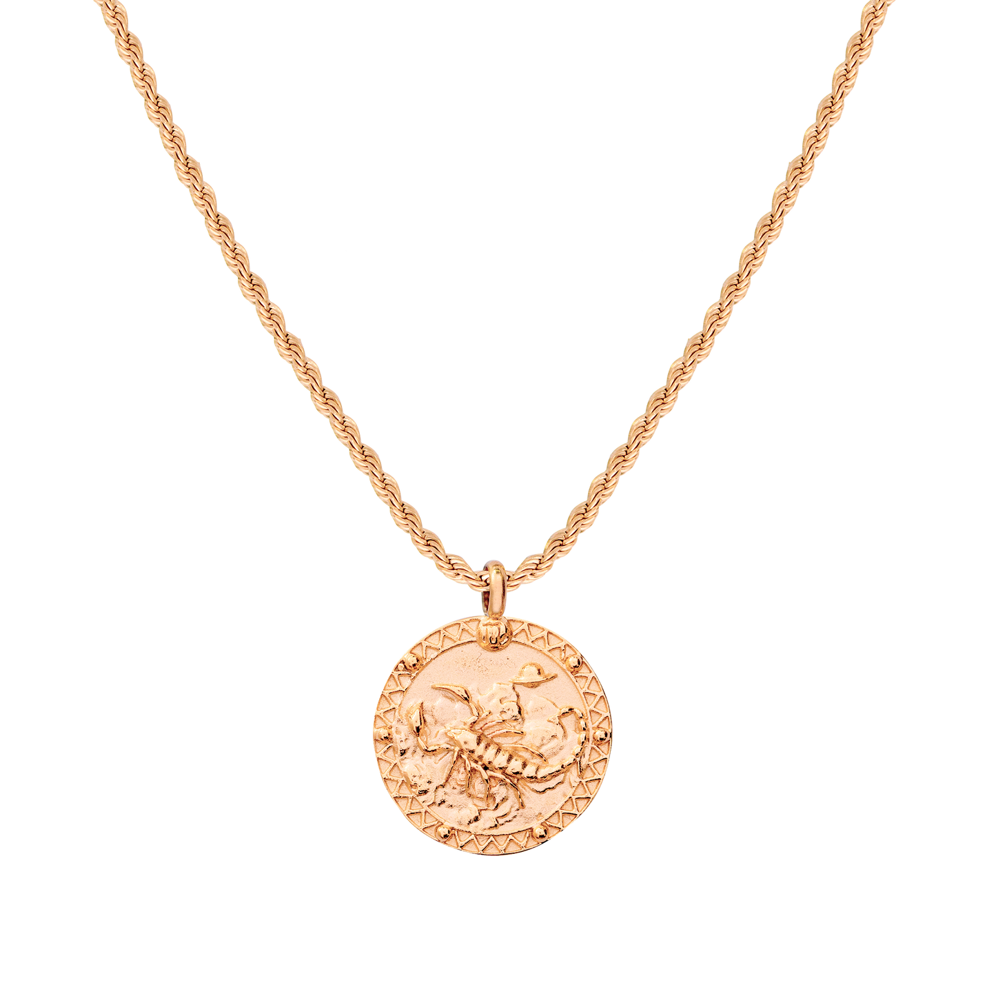 Scorpio Necklace Rose Gold
