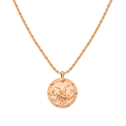 Scorpio Necklace Rose Gold