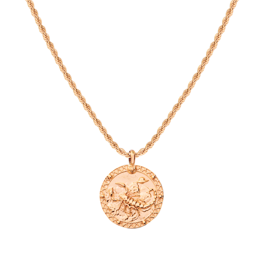 Scorpio Necklace Rose Gold