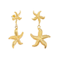 Starfish Studs Gold