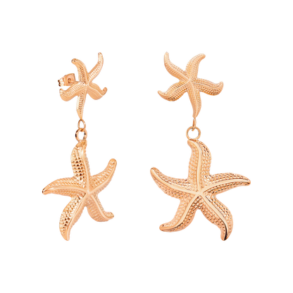 Starfish Studs Rose Gold