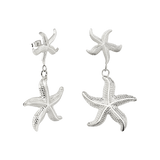 Starfish Studs Silver